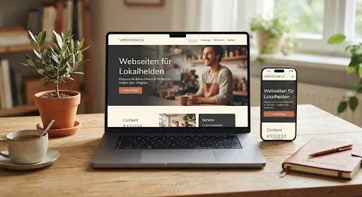 Vorschau einer von VERHOONICA gestalteten Website