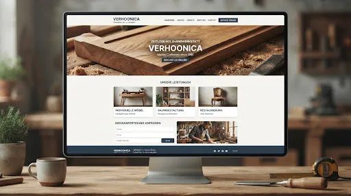 Website-Vorschau Nordic Wood Design
