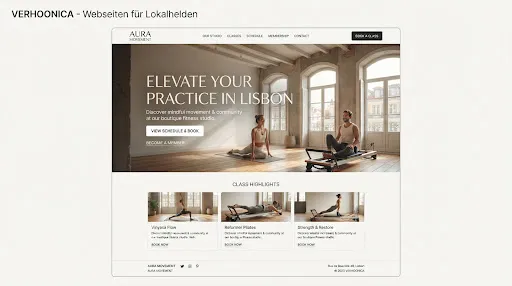 Website-Vorschau Zenith Yoga Studio